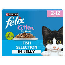 Felix Kitten Original Fish Selection in Jelly