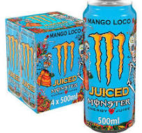 Monster Energy Drink Mango Loco 4x500ml