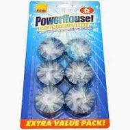 Blue Toilet Blocks Pack 6's By Powerhouse
