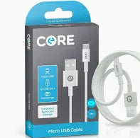 Core - Micro USB Cable (2.4A) - 1m