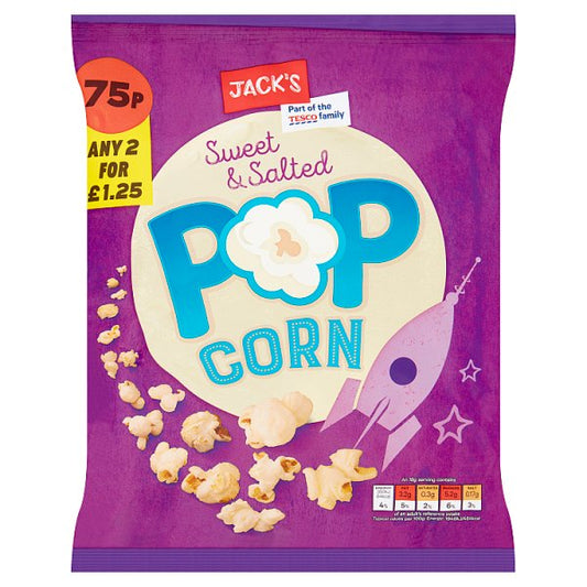 Jacks Sweet & Salted Popcorn  50g