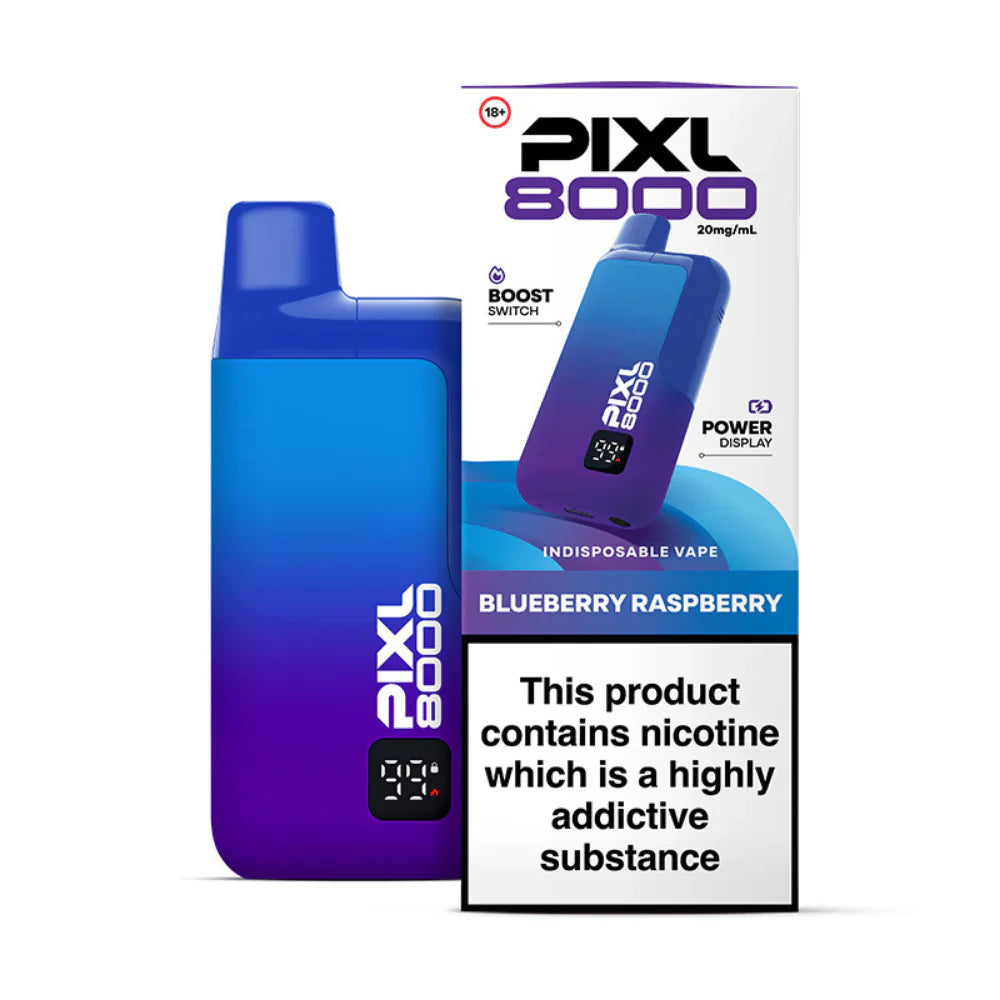 Pixl 8000 Prefilled Pod Kit Blueberry Raspberry