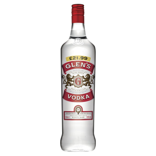 Glen's Vodka 1 Litre | Case of  6 | Everyday express