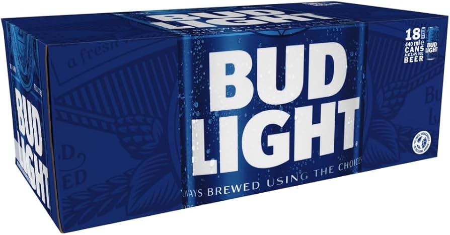 Bud Light Beer Cans 18 x 440 ml