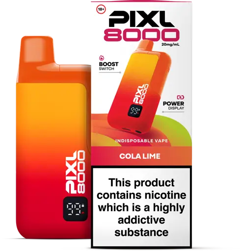 Pixl 8000 Prefilled Pod Kit Cola Lime