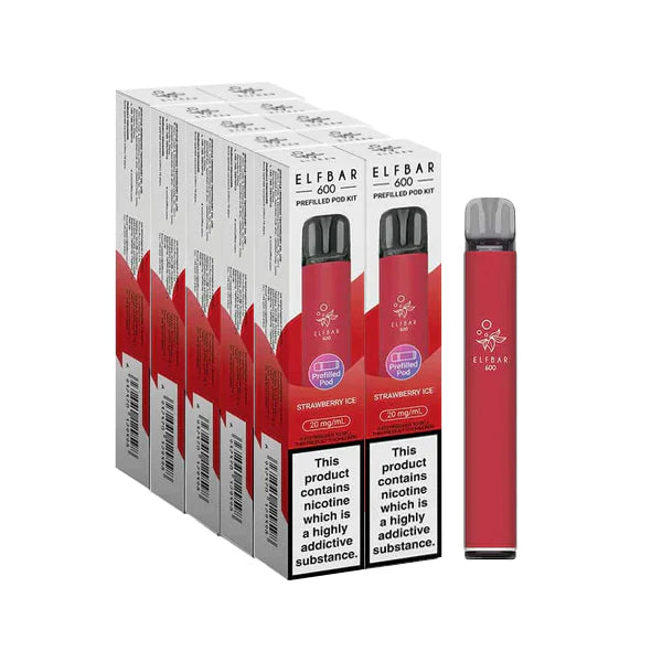 Strawberry Ice Multipack | 10 x Elf Bar