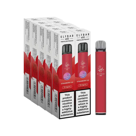 Strawberry Ice Multipack | 10 x Elf Bar
