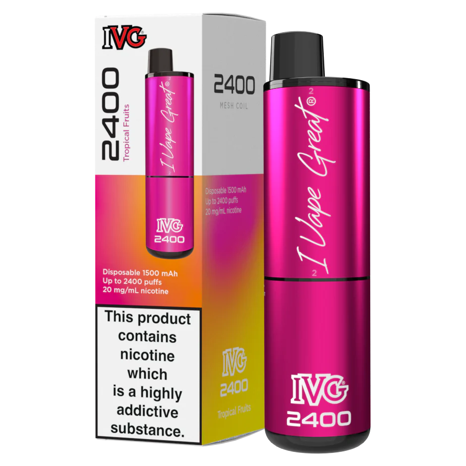 IVG 2400 Berry Fizz 2400 Tropical Fruits