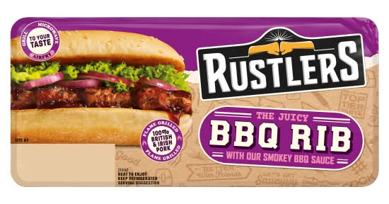 Rustlers The Juicy Rib With Our Smokey Bbq Sauce
