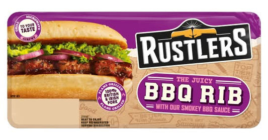 Rustlers The Juicy Rib With Our Smokey Bbq Sauce
