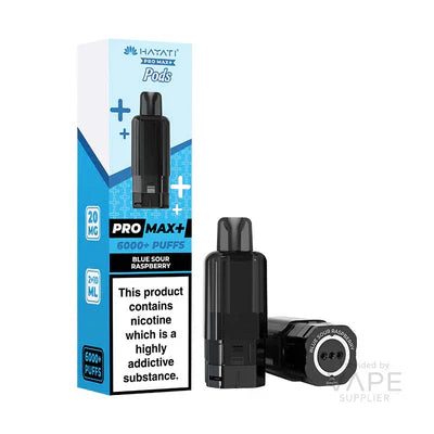 Hayati Pro Max+ 6K Blue Sour Raspberry Prefilled Replacement Pods