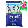 Tyrrells Lightly Sea Salted Sharing Crisps 150g