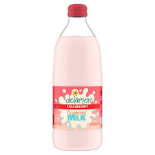 Delamere Strawberry Flavoured Milk 500ml