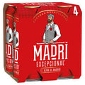 Madri Excepcional Premium Lager Beer Can 4 x 440ml