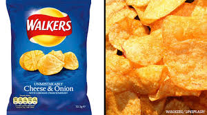 Walkers Cheese & Onion Crips 45g