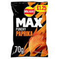 Walkers Max Punchy Paprika Crisps PMP 70g