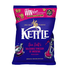 Kettle Crisps Sea Salt & Balsamic Vinegar 40g