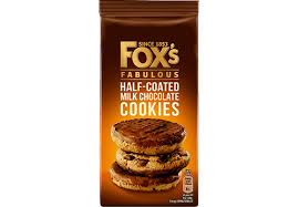 Fox's Fabulous Half Coated Cookies 180g