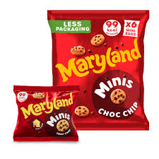 Maryland Minis Cookies - Choc Chip 6 Mini Bags