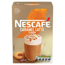 Nescafe Caramel Latte Instant Coffee 8 Sachets 144g