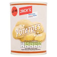 Jacks - New Potatoes in Water - 560g