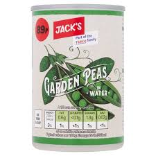 Jacks - Garden Peas in Water - 300g