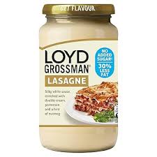 Loyd Grossman No Added Sugar Italian White Lasagne Sauce 440g