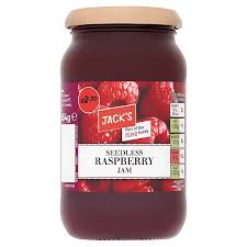 Jack's - Seedless Raspberry Jam - 454g