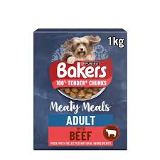 BAKERS® Meaty Meals Beef Dry Dog Food | Purina 1Kg