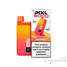 Pixl 8000 Prefilled Pod Kit JUICY PEACH