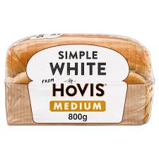Hovis Simple White Medium Sliced Bread 800g