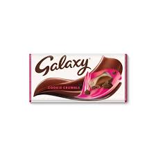 Galaxy Cookie Crumble Chocolate Bar, 114g