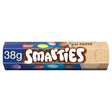 Smarties Milk Chocolate Sweets Tube 38g