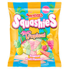 Swizzels Squashies Tropical Fruit Flavours 100g