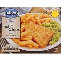 Kershaws Classic Fish & Chips with Mushy Peas 400g