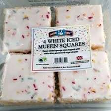 Baker Boys - 4 White Muffin Squares