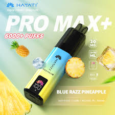 Hayati Pro Max Plus 6K Disposable Vape 20mg - Blue Razz PIneapple