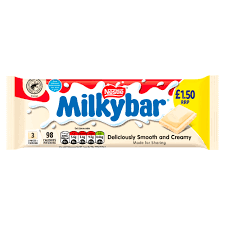 Milkybar White Chocolate Sharing Bar 90g