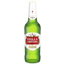 Stella Artois Premium Lager Beer Bottle 660ml