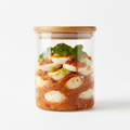 Egg Chipotle Jar with Wooden Lid