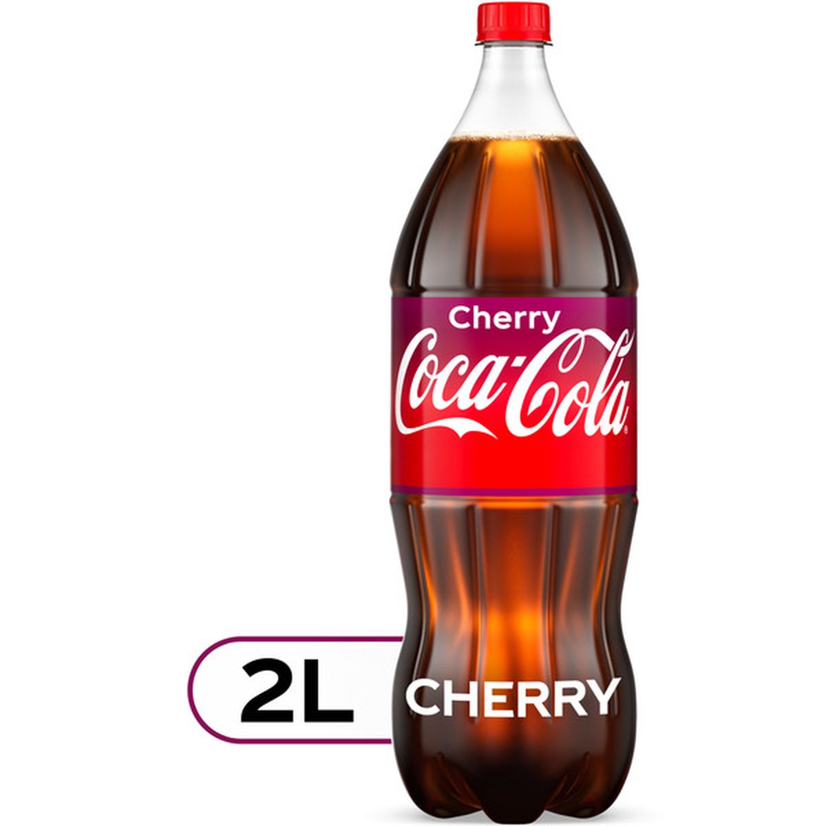 Coca-Cola Cherry Soda Pop, 2L Bottle