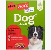 Jack's - 100% Complete Dry Food with Beef & Vegetables Adult Dog Food - 950g