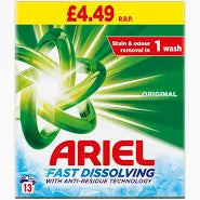 Ariel Original Fast Dissolving Washing Powder 715g