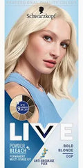 Schwarzkopf LIVE Powder Bleach Bold Blonde Permanent Hair Colour 00P, Long Lasting Blonde Hair Bleach for up to 9 Levels of Lift, Blonde Bleach for Eye Catching Results